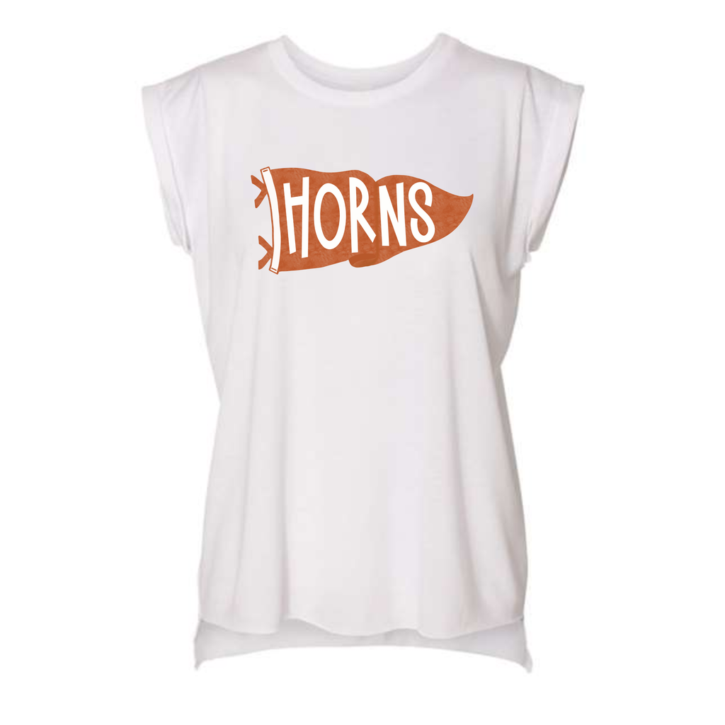 Womens Horns Sleeveless TShirt