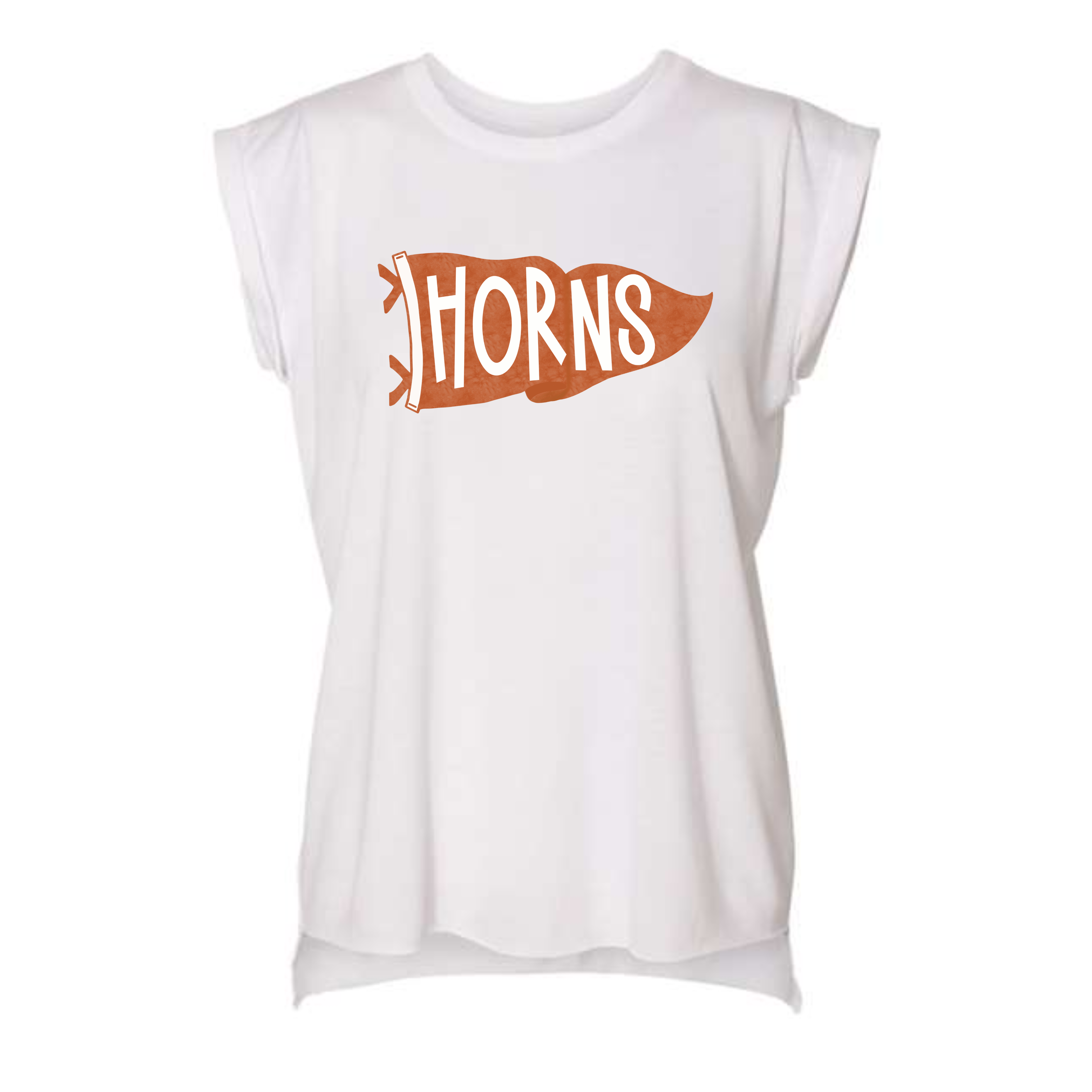 Womens Horns Sleeveless TShirt
