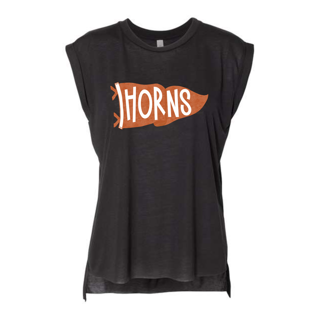 Womens Horns Sleeveless TShirt